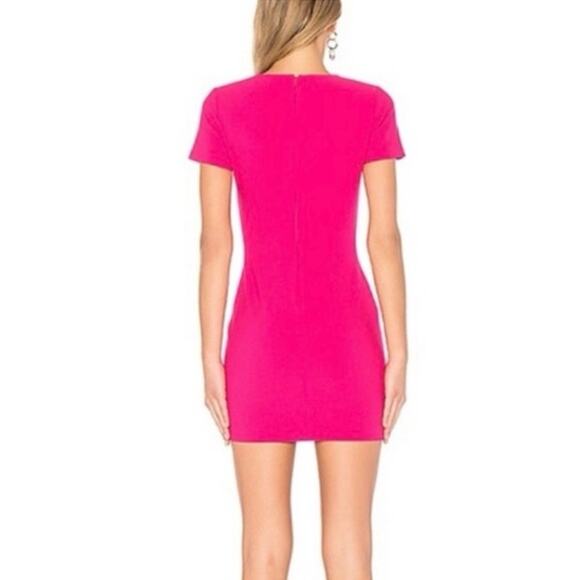 Likely Size 4 Manhattan Bodycon Mini Dress Revolve Fuchsia Hot Pink - Picture 2 of 7